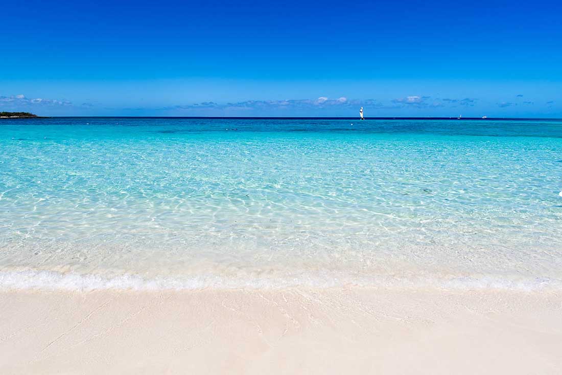 Spiaggia bianca a Cuba