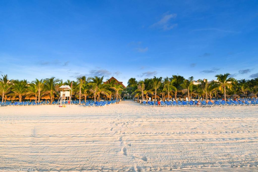 Spiaggia riviera maya playacar messico