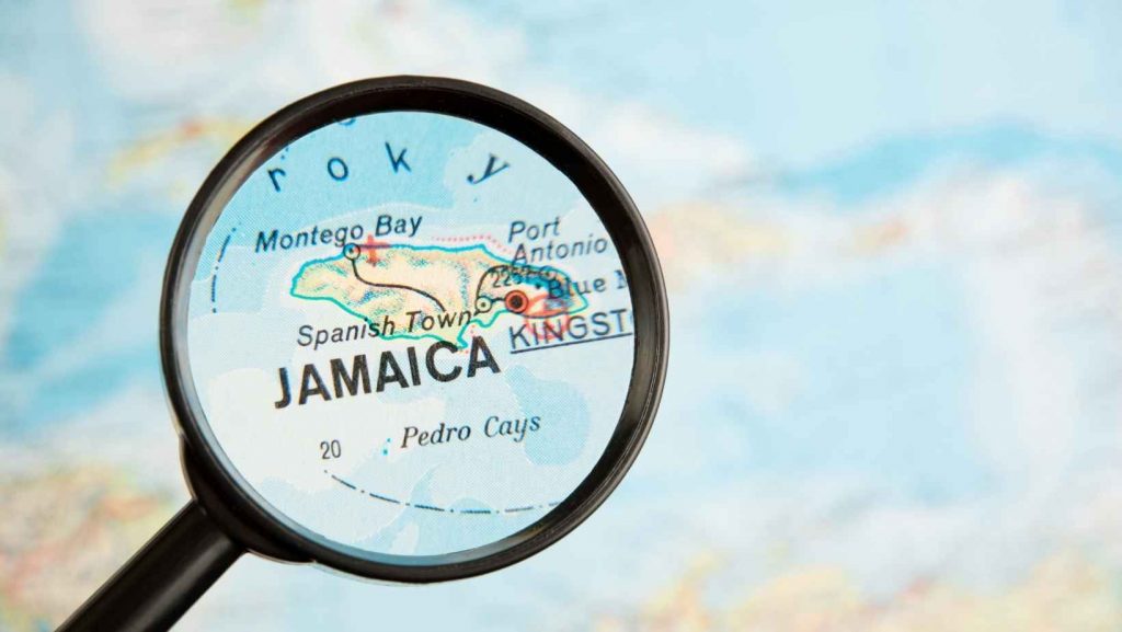 mappa jamaica